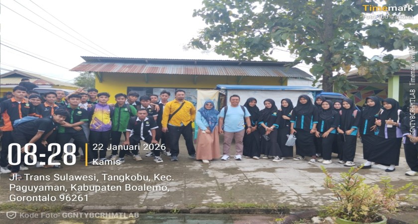 Semangat Hari Patriotik: SMKN 1 Paguyaman Penuhi Undangan Studi Banding dan Laga Persahabatan di SMAN 1 Botumoito