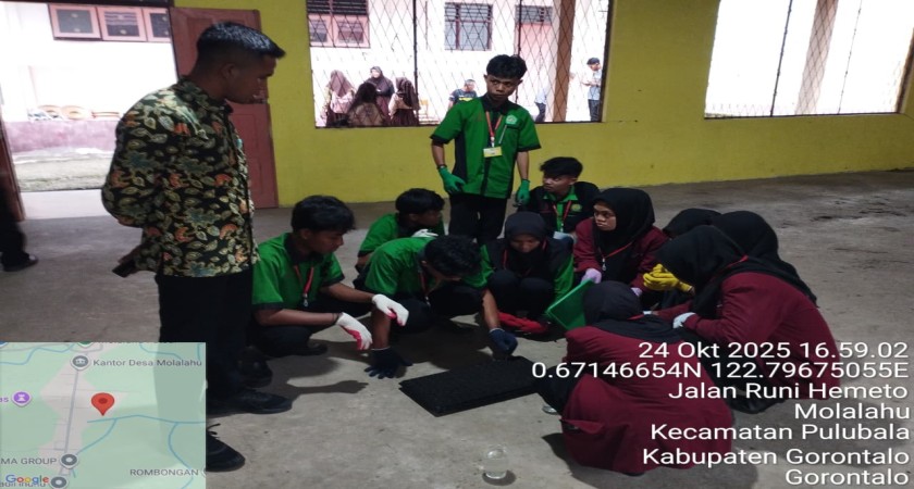 Siswa ATPH SMKN 1 Paguyaman Ikuti Uji Kompetensi Skema Penangkaran Bibit Sayuran di Pulubala