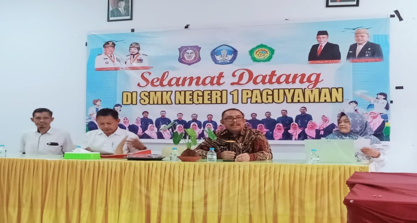 SMKN 1 Paguyaman Menerima TIM Supervisi Akademik Dikbud Provinsi Gorontalo: Fokus pada Asesmen, Kepemimpinan, dan Pembelajaran Mendalam